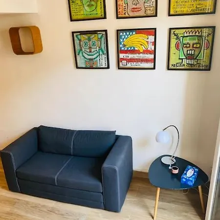 Cosy Mezzanine Avec Terrasse Proche Mer 公寓